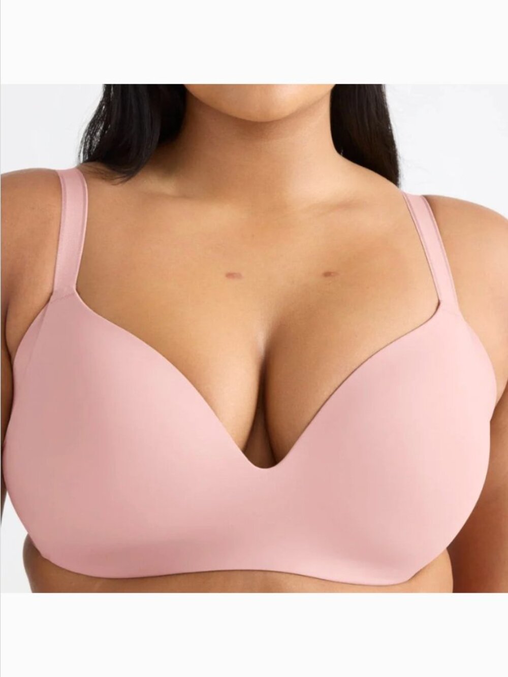 Knix NWT Revolution V-Neck Bra in Rose Water Size XL